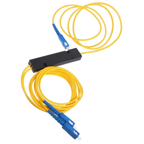 KOMBIUDA Glasfaserkabel Splitter für Optische Kabel Sc Einfache Installation Kompatibel mit Tv Geräten Wie Verstärkern Playern Langlebig durch Fortschrittliche von KOMBIUDA