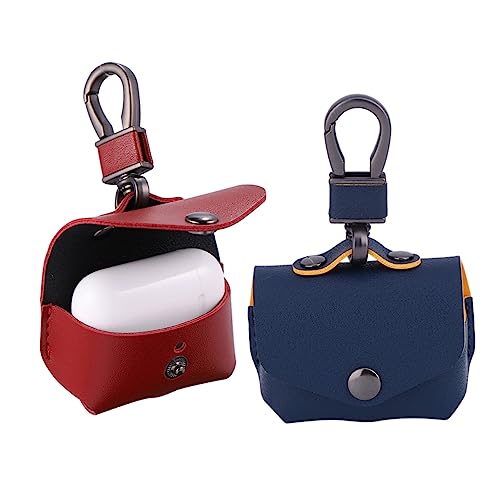 KOMBIUDA Kopfhöreretui Kopfhörertasche Schutzhülle Mit Schlüsselanhänger Etui Zum Tragen Von Buds Kopfhöreretui Ledertasche Für Kabellose Kopfhörer KOMBIUDA Kopfhöreretui Kopfhörertasche Schutzhülle Mit Schlüsselanhänger Etui Zum Tragen Von Buds Kopfhöreretui Ledertasche Für Kabellose Kopfhörer von KOMBIUDA