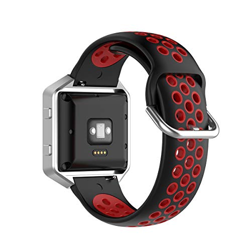 KOMI Ersatz-Armbänder für Fitbit Versa 2 / Versa/Blaze, Damen und Herren Silikon Armband Ersatzband von KOMI