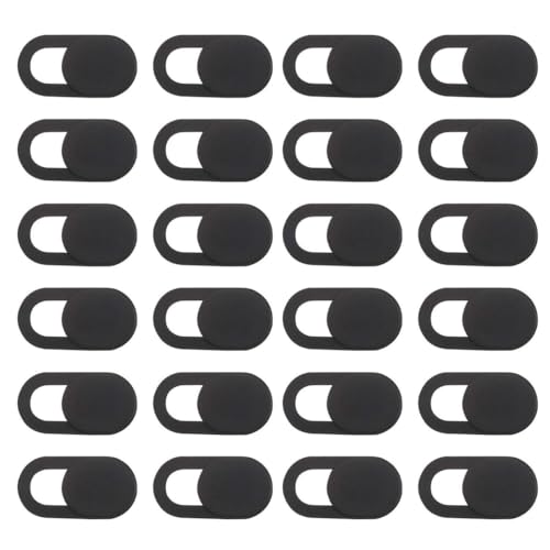 KOMUNJ 24 Stück Webcam Abdeckung, Ultra-Dünn Kamera Abdeckung Laptop für Computer Laptop, Smartphone, PC,Schutz Ihrer Privatsphäre(Schwarz) von KOMUNJ