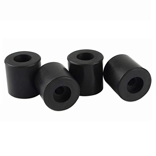 KOMUNJ 4 Stück 3D Drucker Beheiztes Bett Nivellierung Heatbed Teile Zubehör Silikonpuffer Kompatibel, Silikon Isolierte Dämpfer Puffer Tube von KOMUNJ