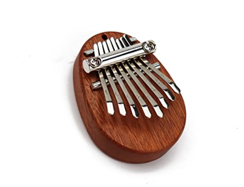 KOMUNJ Finger Klavier, Mini-Kalimba mit 8 Tasten, hochwertiges exquisites Finger-Daumen-Klavier Marimba Musikinstrument für Anfänger Kinder Erwachsene, gutes Accessoire, Geschenk von KOMUNJ