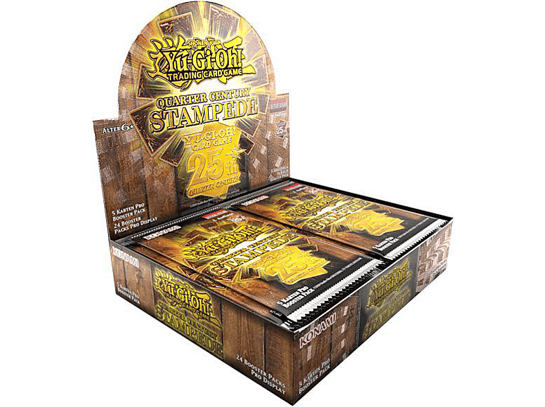 KONAMI DIGITAL ENTERTAINM. Yu-Gi-Oh! Quarter Century Stampede - Display mit 24 Booster Packs Sammelkarten KONAMI DIGITAL ENTERTAINM. Yu-Gi-Oh! Quarter Century Stampede - Display mit 24 Booster Packs Sammelkarten von KONAMI DIGITAL ENTERTAINM.