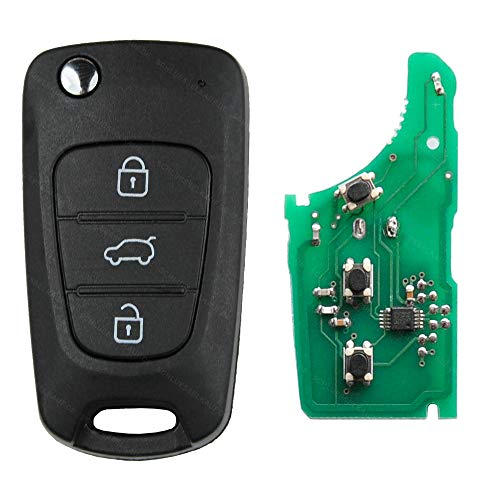 KONIKON Auto Schlüssel 434 MHz Sender Sendeeinheit Funk Fernbedienung Schlüsselgehäuse Rohling passend für Hyundai i10 i20 ix20 i30 ix35 i40 Kia KIA Ceed, Picanto, Sorento, Sportage von KONIKON