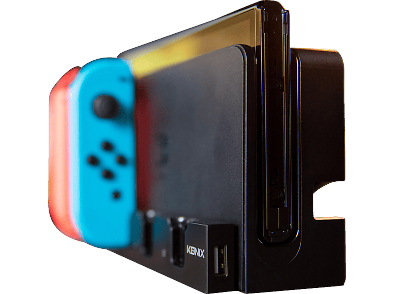 KONIX Multifunktions Ladestation für Switch, Zubehör Nintendo Mehrfarbig von KONIX