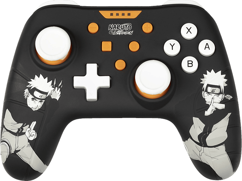 KONIX Naruto Controller Schwarz für Nintendo Switch, PC von KONIX