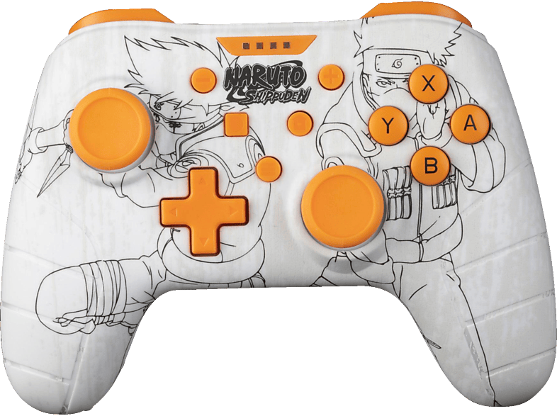KONIX Naruto Controller Weiß für Nintendo Switch, PC von KONIX
