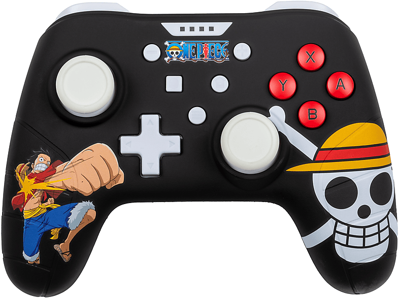 KONIX One Piece Controller Schwarz für Nintendo Switch, PC von KONIX