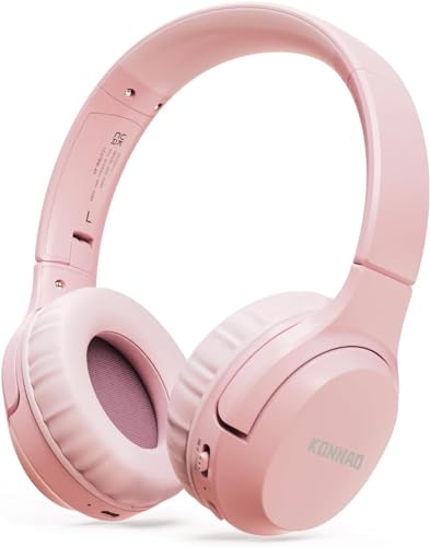 KONNAO Kinder Kopfhörer Wireless 60H, Faltbare On Ear Kopfhörer mit MIC, Lautstärkebegrenzer 85dB/94dB Drahtlose Kopfhörer, Over-Ear Kopfhörer für Kinder Erwachsene Schule Online Class Reisen KONNAO Kinder Kopfhörer Wireless 60H, Faltbare On Ear Kopfhörer mit MIC, Lautstärkebegrenzer 85dB/94dB Drahtlose Kopfhörer, Over-Ear Kopfhörer für Kinder Erwachsene Schule Online Class Reisen von KONNAO
