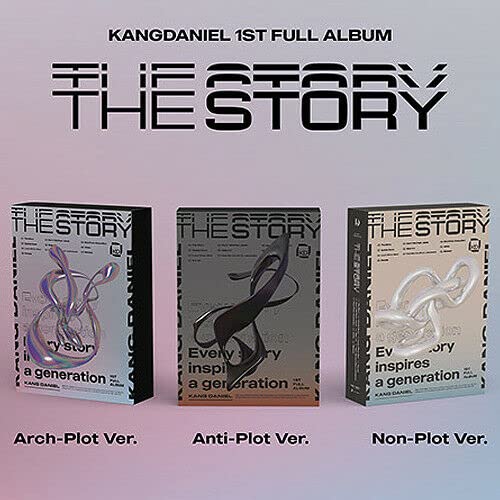 KANG DANIEL THE STORY 1st Full Album ( ARCH-PLOT + ANTI-PLOT + NON-PLOT - SET. ) ( Incl. 3 CD+3 Photo Book+3 Lyrics Book+3 Folded Poster(On pack)+ETC) K-POP SEALED von KONNECT Ent.