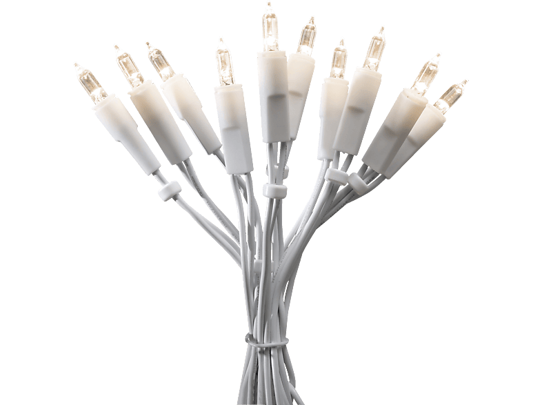KONSTSMIDE 6301-102 LED Lichterkette, Weiß, Warmweiß von KONSTSMIDE
