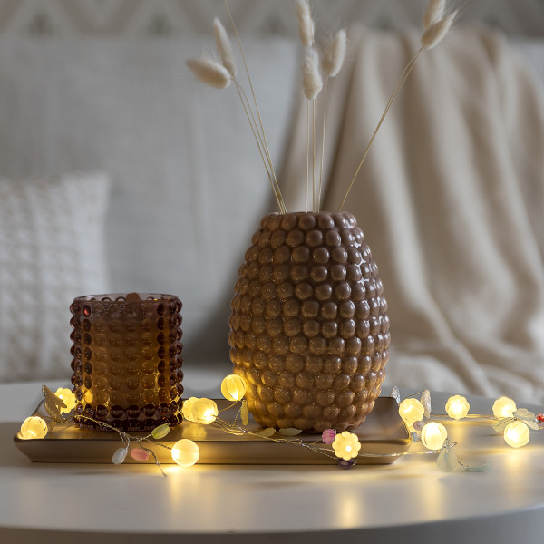 LED Lichterkette Kugeln, grüne Blätter und Beeren - 20 warmweiße LE... LED Lichterkette Kugeln, grüne Blätter und Beeren - 20 warmweiße LE... von KONSTSMIDE