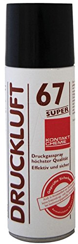Unbekannt Kontakt Chemie 85309 Kontakt Chemie DRUCKLUFT 67 SUPER 33190-DE Druckluftspray nicht brennbar 200ml von KONTAKT CHEMIE