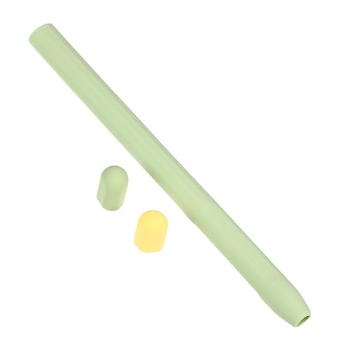 KONTONTY 1 Satz Federmäppchen Bleistifthüllen Stiftabdeckung pens Sleeve stifteschale Stifthülse Bleistifthülle aus Silikon Erdfarben Etui Combo-Platte Schutzhülle zweite Generation von KONTONTY