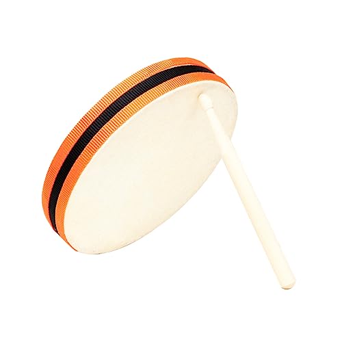 KONTONTY 1 Satz Handtrommel Musikinstrumente Schlaginstrumente Doppelseitige Trommel Kindertrommel Früherziehung Musikspielzeug Schlaginstrument Babygeschenk Schaffell KONTONTY 1 Satz Handtrommel Musikinstrumente Schlaginstrumente Doppelseitige Trommel Kindertrommel Früherziehung Musikspielzeug Schlaginstrument Babygeschenk Schaffell von KONTONTY