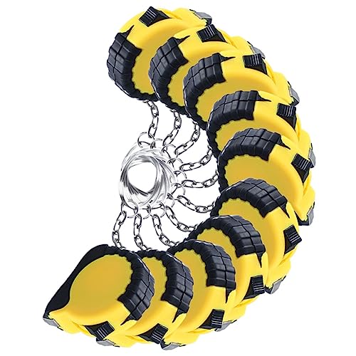 KONTONTY 10 Stück Maßband Für Den Schlüsselanhänger Keychain -bandmaß Einziehbares Maßband Klein Schlüsselbund Party Größer Messwerkzeug Metrisches Maßband Mini Messen von KONTONTY