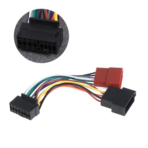 KONTONTY 16 Audiokabeladapter Autoadapter Dvd Kabelbaum Auto CD Kabel Stereo Adapterstecker Autoradio Kabelbaum KONTONTY 16 Audiokabeladapter Autoadapter Dvd Kabelbaum Auto CD Kabel Stereo Adapterstecker Autoradio Kabelbaum von KONTONTY