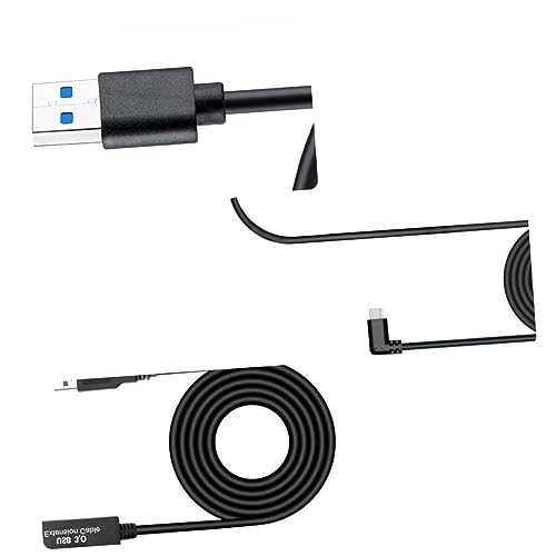 KONTONTY 1Stück USB A zu C Ladekabel mit Schnellladekabel für Kompatibel mit VR Headsets Laptops Sicheres Zuverlässiges Ladegerät für Gaming KONTONTY 1Stück USB A zu C Ladekabel mit Schnellladekabel für Kompatibel mit VR Headsets Laptops Sicheres Zuverlässiges Ladegerät für Gaming von KONTONTY