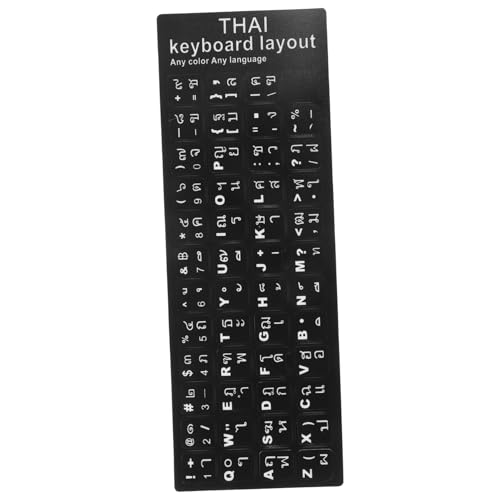 KONTONTY 2 Bögen Thailändische Tastaturaufkleber Selbstklebende Abdeckungen Tastatur Skin Ersatz Laptop Computer Tastaturaufkleber Computer Aufkleber Computer Tastaturen Tastatur KONTONTY 2 Bögen Thailändische Tastaturaufkleber Selbstklebende Abdeckungen Tastatur Skin Ersatz Laptop Computer Tastaturaufkleber Computer Aufkleber Computer Tastaturen Tastatur von KONTONTY
