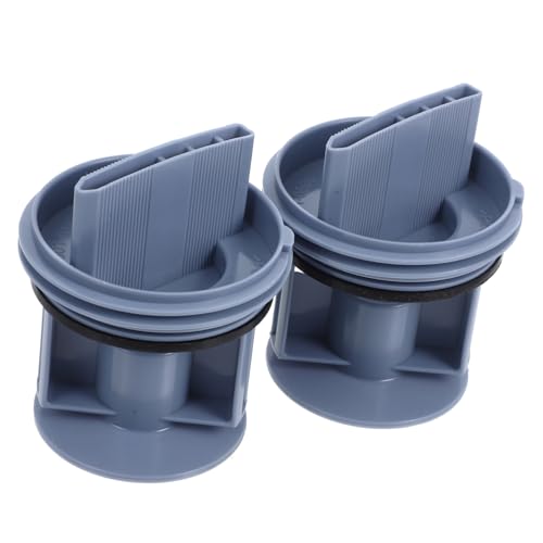 KONTONTY 2 Stück Ablaufpumpe Münzfalle Flusenfilter Ersatztrommel Waschmaschine Falle Wasserfilter Wasserpumpensieb Für Küchenspüle Sieb von KONTONTY