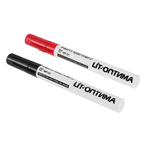KONTONTY 2 Stück DIY Stifte Zum Bemalen Von Denkmälern Grabsteinfarbe Wasserfeste Farbmarkierungsstiftspitze Permanenter Schwarzer Markierungsstift Farbe Für Den Außenbereich Zum von KONTONTY