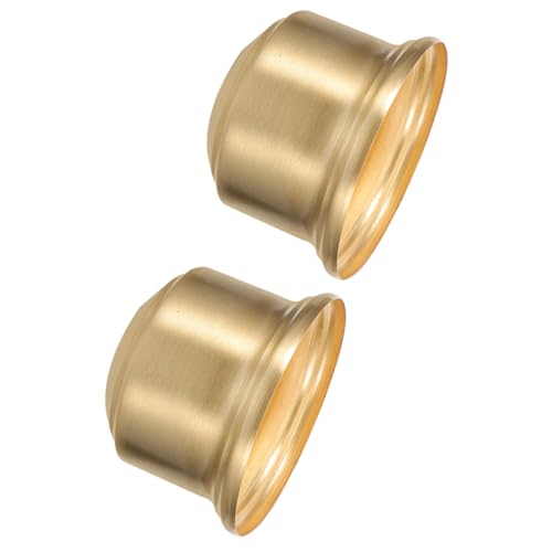 KONTONTY 2 Stück Lampenbecher aus Messing Kronleuchter-Steckdosenabdeckung strapazierfähiger Lampenhalter Leuchte Endstück Vintage -Lampenhalter Halterung für Deckenleuchte Golden KONTONTY 2 Stück Lampenbecher aus Messing Kronleuchter-Steckdosenabdeckung strapazierfähiger Lampenhalter Leuchte Endstück Vintage -Lampenhalter Halterung für Deckenleuchte Golden von KONTONTY
