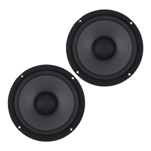KONTONTY 2 Stück Meereslautsprecher für Vollbereichs-Autolautsprecher Ersatz Auto Stereo Lautsprecher koaxial Auto -Innenraumzubehör Autosprecher Türlautsprecher Gummi Black von KONTONTY