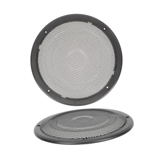 KONTONTY 2 Stück Subwoofer -Netzabdeckung Lautsprechergitterabdeckung Sprecher Grill Mesh Netzabdeckung für Autolautsprecher Lautsprecherschutzabdeckung Plastik Black KONTONTY 2 Stück Subwoofer -Netzabdeckung Lautsprechergitterabdeckung Sprecher Grill Mesh Netzabdeckung für Autolautsprecher Lautsprecherschutzabdeckung Plastik Black von KONTONTY