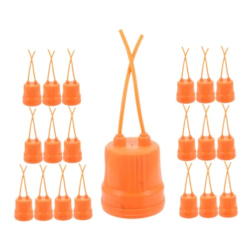 KONTONTY 20 Stück Auslaufsicherer Lampenhalter garten licht steckdose Steckdosen für Außenbeleuchtung Glühbirnenhalter für den Außenbereich Lampenfassungen PVC Orange KONTONTY 20 Stück Auslaufsicherer Lampenhalter garten licht steckdose Steckdosen für Außenbeleuchtung Glühbirnenhalter für den Außenbereich Lampenfassungen PVC Orange von KONTONTY