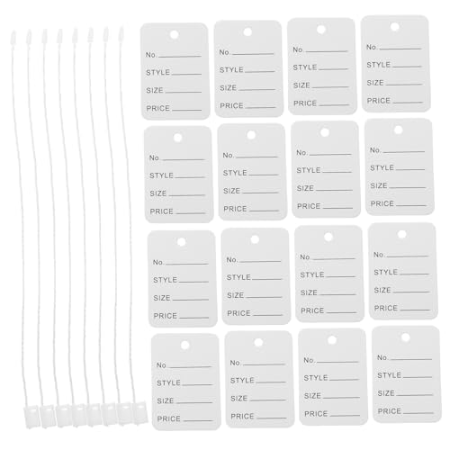 KONTONTY 2000 Stück Preisschild Tag große Hängeetiketten Tags für Kleidung hängende Tags Stichworte Hangtag Hang -Tags Hängeetiketten für Neugeborene Draht-Tags Papier Weiß KONTONTY 2000 Stück Preisschild Tag große Hängeetiketten Tags für Kleidung hängende Tags Stichworte Hangtag Hang -Tags Hängeetiketten für Neugeborene Draht-Tags Papier Weiß von KONTONTY