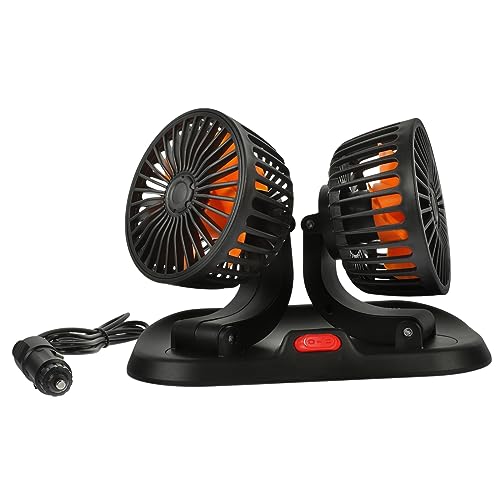 KONTONTY 24V Fahrzeugventilator Einstellbar Drehung Kompakter Kühllüfter für Autos Wohnmobile Vielseitig Entnebelungsgerät Desodorierer Einsetzbar KONTONTY 24V Fahrzeugventilator Einstellbar Drehung Kompakter Kühllüfter für Autos Wohnmobile Vielseitig Entnebelungsgerät Desodorierer Einsetzbar von KONTONTY