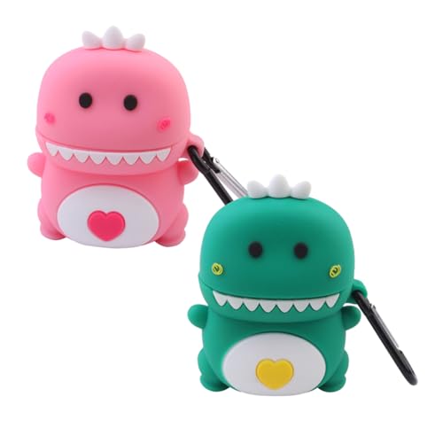 KONTONTY 2Er-Packung Schutzhülle Dinosaurier Halter Pads Fall Bezaubernde kopfhörerhülle Karikatur Tipps Abdeckung für kopfhörer Kopfhörerhülle aus Silikon Mode-Kopfhörer-Hülle Kieselgel KONTONTY 2Er-Packung Schutzhülle Dinosaurier Halter Pads Fall Bezaubernde kopfhörerhülle Karikatur Tipps Abdeckung für kopfhörer Kopfhörerhülle aus Silikon Mode-Kopfhörer-Hülle Kieselgel von KONTONTY