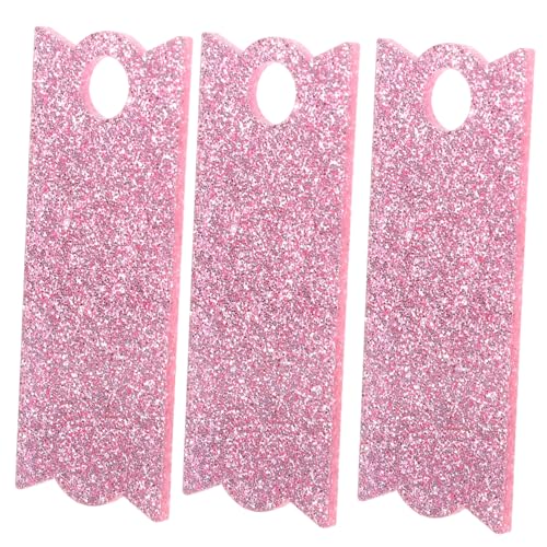 KONTONTY 3 Stück Leeres Namensschild für Tumbler Namensschilder für Becher Namensschilder aus Acryl Namensschildhalter aus Acryl Namensschild zum Selbermachen Rosa KONTONTY 3 Stück Leeres Namensschild für Tumbler Namensschilder für Becher Namensschilder aus Acryl Namensschildhalter aus Acryl Namensschild zum Selbermachen Rosa von KONTONTY