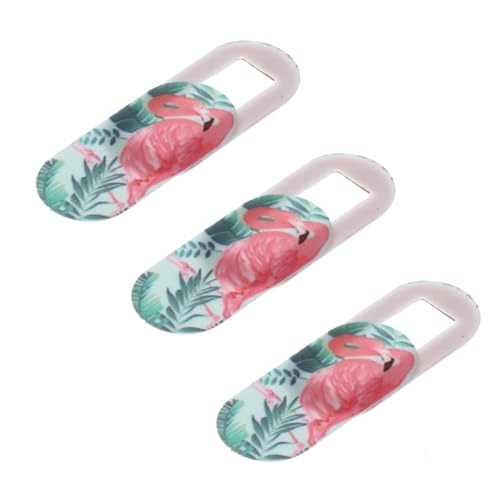 KONTONTY 3PCS Laptop-Datenschutzabdeckung Flamingo-Design Webcam-Abdeckung Datenschutzaufkleber PC-Zubehör Schützen Sie Ihre Privatsphäre von KONTONTY