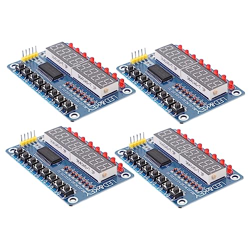 KONTONTY Digital Tube Modul 8 Tasten 8 Tm1638 Anzeigemodul Mit Tasten Für Mikrocontroller KONTONTY Digital Tube Modul 8 Tasten 8 Tm1638 Anzeigemodul Mit Tasten Für Mikrocontroller von KONTONTY