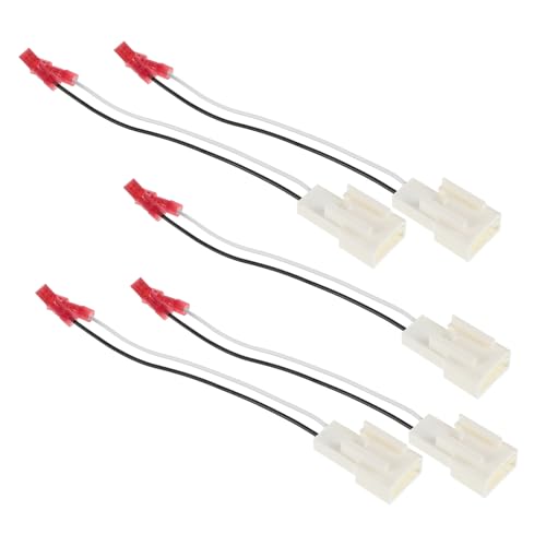 KONTONTY 5 Stück lautsprecher kabel konverter auto versorgung Autozubehör Auto Teil Abs Weiß KONTONTY 5 Stück lautsprecher kabel konverter auto versorgung Autozubehör Auto Teil Abs Weiß von KONTONTY