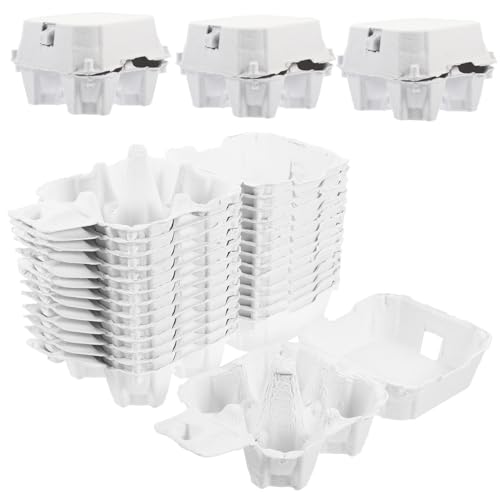 KONTONTY 50 Stück Eierkarton Kartons für Eier Eiertransporthalter Eierverpackungsbehälter gefrierschrank mini Eierbox Ei-Bulk-Halter Eierhalter für Kühlschrank Zellstoff KONTONTY 50 Stück Eierkarton Kartons für Eier Eiertransporthalter Eierverpackungsbehälter gefrierschrank mini Eierbox Ei-Bulk-Halter Eierhalter für Kühlschrank Zellstoff von KONTONTY