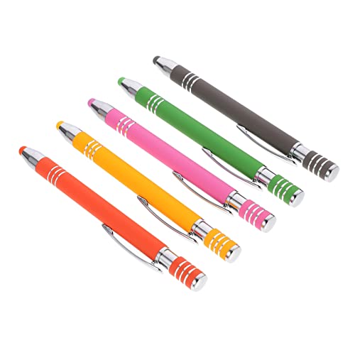 KONTONTY 5Stücke Multifunktionale Touchscreen Handschriftstifte Metall Kugelschreiber für Tablets Smartphones für Notizen Bürobedarf Zufällige KONTONTY 5Stücke Multifunktionale Touchscreen Handschriftstifte Metall Kugelschreiber für Tablets Smartphones für Notizen Bürobedarf Zufällige von KONTONTY