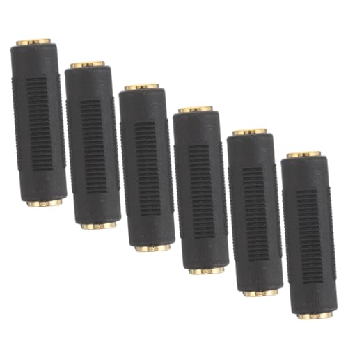 KONTONTY 6 Stück 3,5-mm-buchse Auf Buchse Audio-adapter: Zum Verlängern Von Stereokabeln Für Kopfhörer Und Lautsprecher – Langlebiges Und Tragbares Design KONTONTY 6 Stück 3,5-mm-buchse Auf Buchse Audio-adapter: Zum Verlängern Von Stereokabeln Für Kopfhörer Und Lautsprecher – Langlebiges Und Tragbares Design von KONTONTY
