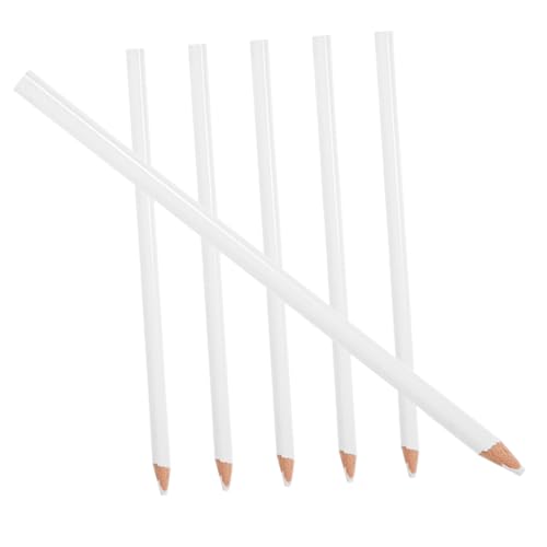 KONTONTY 6 Stück Weiß gestrichener Stift Bleistift nähen Nähmarkierungsstift Nähenmarkierungsstifte Nähstift für Stoff Stoffkreidestift Stoffstifte nähen hölzern KONTONTY 6 Stück Weiß gestrichener Stift Bleistift nähen Nähmarkierungsstift Nähenmarkierungsstifte Nähstift für Stoff Stoffkreidestift Stoffstifte nähen hölzern von KONTONTY