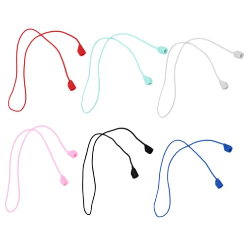 KONTONTY 6 Stücke Kopfhörer Silikon Seil Drahtlose Headset Schutzhülle Linie Kopfhörer Anti Verloren Strap Anti Verloren Seil Kopfhörer Silikon Seil Silica Gel KONTONTY 6 Stücke Kopfhörer Silikon Seil Drahtlose Headset Schutzhülle Linie Kopfhörer Anti Verloren Strap Anti Verloren Seil Kopfhörer Silikon Seil Silica Gel von KONTONTY