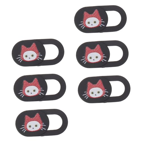 KONTONTY Webcam-Abdeckung Für 6er-Pack Schieberegler Mit Katzenmuster Sichtschutz Für Laptop/Tablet KONTONTY Webcam-Abdeckung Für 6er-Pack Schieberegler Mit Katzenmuster Sichtschutz Für Laptop/Tablet von KONTONTY