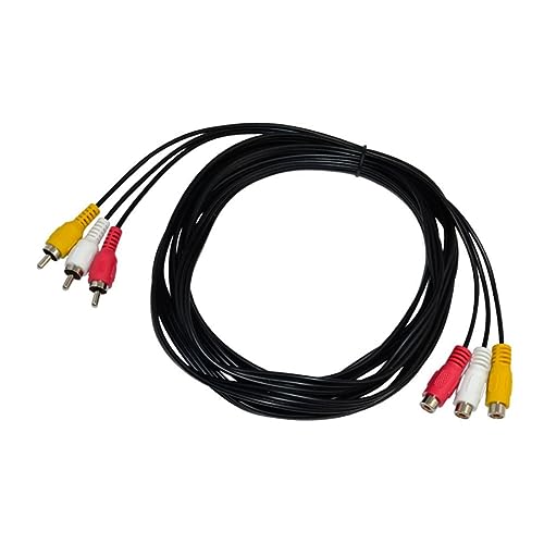 KONTONTY Audio Video Kabel Cinch Cinch Buchse für Fernseher Dvd Player Videorecorder Farbcodiert für Video Stereo Audio Adapterkabel KONTONTY Audio Video Kabel Cinch Cinch Buchse für Fernseher Dvd Player Videorecorder Farbcodiert für Video Stereo Audio Adapterkabel von KONTONTY
