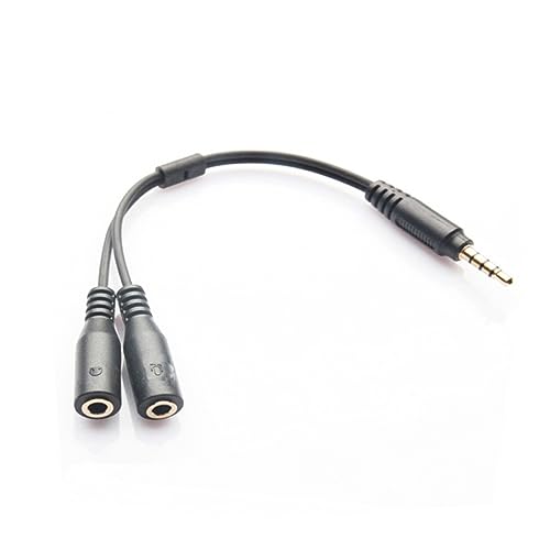 KONTONTY Kopfhörer Adapter Splitter Headset Splitter für Mikrofon Lautsprecher Kompatibel mit Smartphones Laptops Pcs Gaming Headsets Kompaktes Design KONTONTY Kopfhörer Adapter Splitter Headset Splitter für Mikrofon Lautsprecher Kompatibel mit Smartphones Laptops Pcs Gaming Headsets Kompaktes Design von KONTONTY