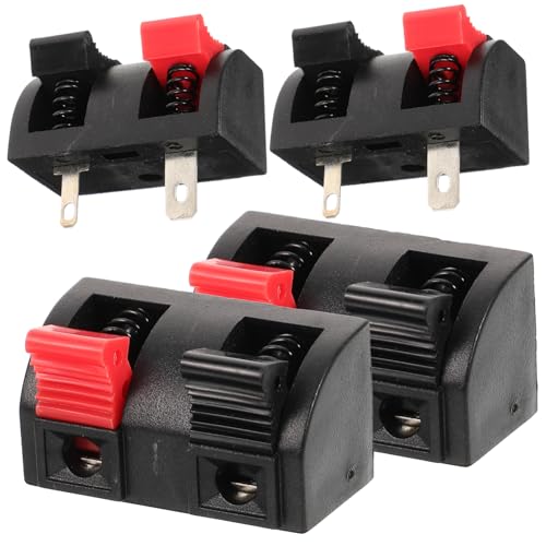 KONTONTY Lautsprecher-anschlussklemmen-steckverbinder Kabel-steckverbinder Klemmen Kabel KONTONTY Lautsprecher-anschlussklemmen-steckverbinder Kabel-steckverbinder Klemmen Kabel von KONTONTY