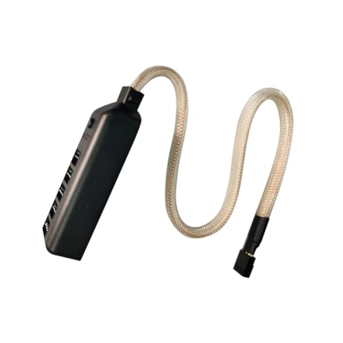 KONTONTY Fan Splitter PWM Hub Verlängerung Kabel Beleuchtete Desktop Lüfter Hub für Büro von KONTONTY