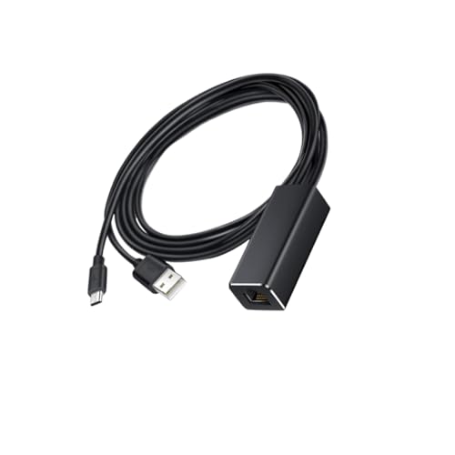 KONTONTY Micro USB Ethernet Adapter für Stick Mbps Netzwerkadapter Kompatibel mit Tv Sticks Stabiler LAN für Streaming Gaming Schwarz KONTONTY Micro USB Ethernet Adapter für Stick Mbps Netzwerkadapter Kompatibel mit Tv Sticks Stabiler LAN für Streaming Gaming Schwarz von KONTONTY