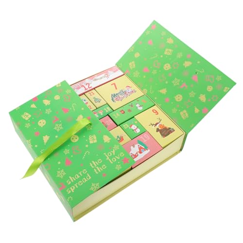 KONTONTY Postfach 2024 Weihnachtsschmuck Leer Advent Süßigkeiten Gegenwärtig Weihnachts-stapelboxen Kalender Thematisiert Für Weihnachten Geben Etikett Inhaber Gut Dekorationen Grün Papier KONTONTY Postfach 2024 Weihnachtsschmuck Leer Advent Süßigkeiten Gegenwärtig Weihnachts-stapelboxen Kalender Thematisiert Für Weihnachten Geben Etikett Inhaber Gut Dekorationen Grün Papier von KONTONTY