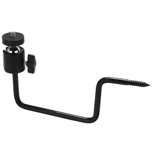 KONTONTY Robuster Haken für Outdoor Kameras Drehbare Halterung mit Schraube für Wildkameras Tracking Kameras für Vielseitige Aufnahmen KONTONTY Robuster Haken für Outdoor Kameras Drehbare Halterung mit Schraube für Wildkameras Tracking Kameras für Vielseitige Aufnahmen von KONTONTY