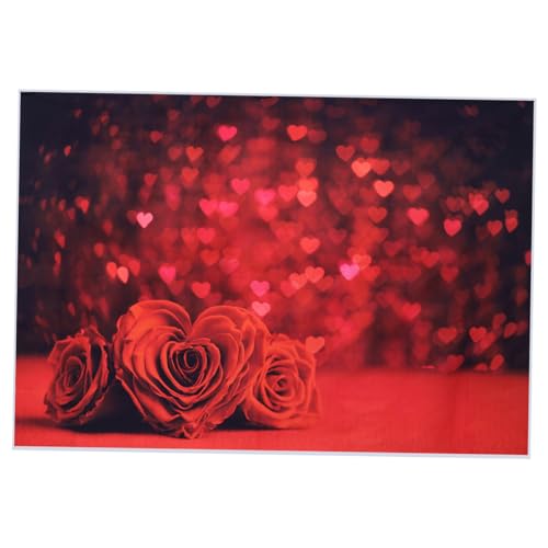 KONTONTY Rosenhintergrundtuch Studiokulisse Fotohintergrund Zum Valentinstag Party-kulisse Partydekorationen Wandteppiche Rosenkulisse -Requisite Vinyl KONTONTY Rosenhintergrundtuch Studiokulisse Fotohintergrund Zum Valentinstag Party-kulisse Partydekorationen Wandteppiche Rosenkulisse -Requisite Vinyl von KONTONTY